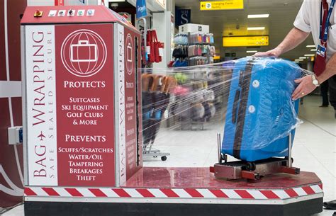 luggage wrapping paris airport